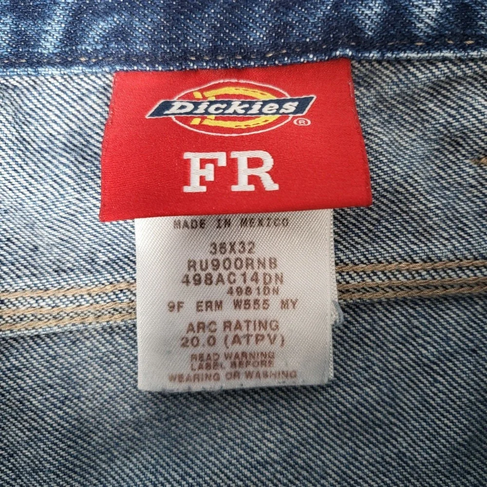 Dickies‎ FR Flame Resistant Carpenter Jeans Men's 36x32 Blue Workwear